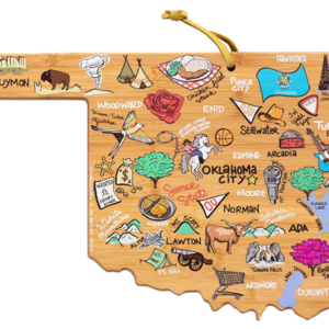 Fish Kiss Oklahoma Cutting Board