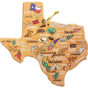 Fish Kiss Texas Cutting Board