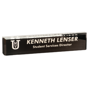 Black Acrylic Desk Wedge