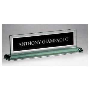 Glass Name Plate