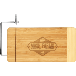 2-Tone Bamboo Cheese Cutter