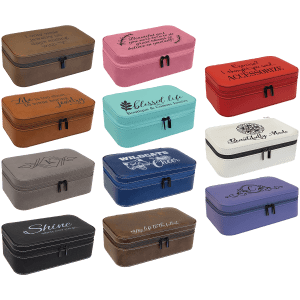 Leatherette Travel Jewelry Boxes