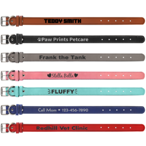 Leatherette Pet Collars
