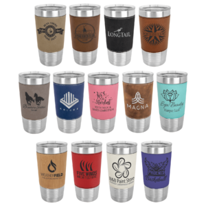 Polar Camel 20 oz. Leatherette Tumbler