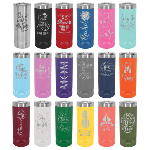 Polar Camel 22 oz. skinny tumblers