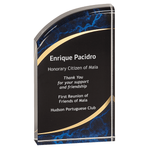 Round Marbleized Acrylics