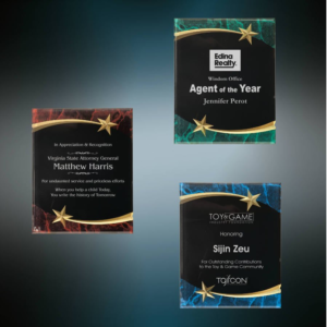 Shooting Star Acrylic Plaques