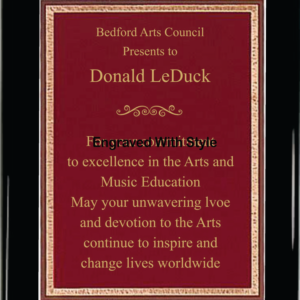 Piano Finish Plaques